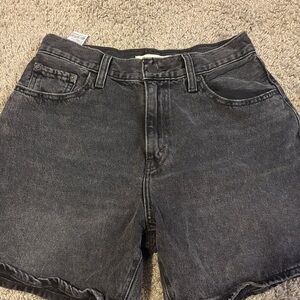 Levi's Black Jean Shorts